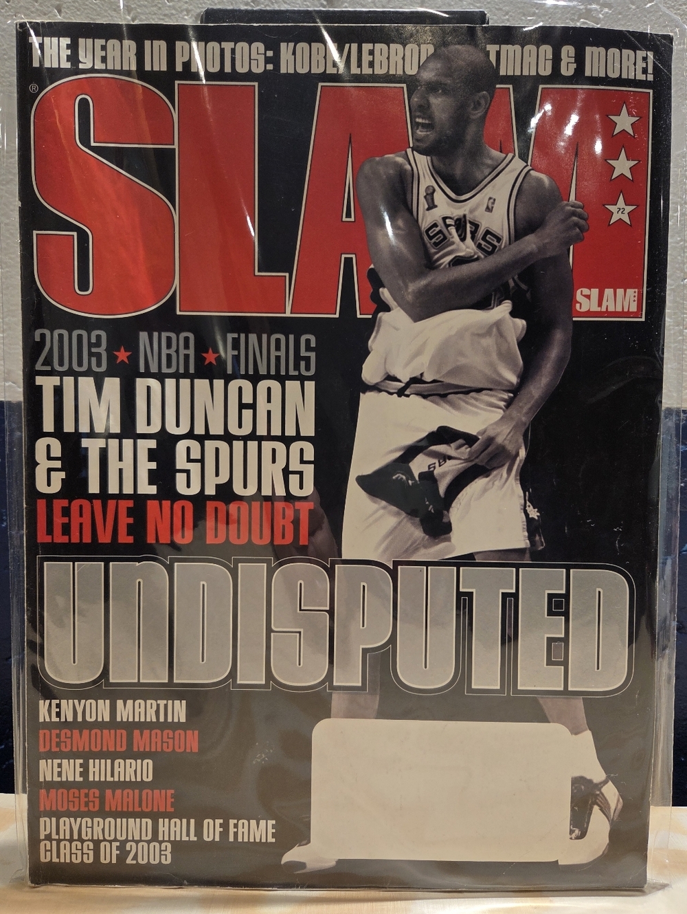 SLAM Magazine - 2003 NBA Finals Tim Duncan Undisputed Cover - July 2003 (#67)